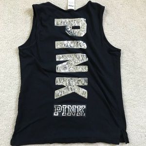 VS Muscle Tee with sequins